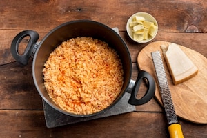 Preparazione Risotto 'nduja e stracciatella di burrata - Fase 2