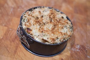 Preparazione Timpano di tagliatelle, peperoni e acciughe - Fase 10