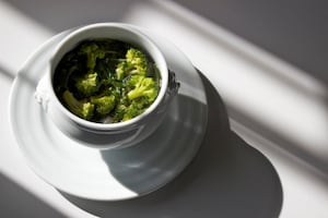 Preparazione Zuppa di broccoli e cicoria allo zenzero - Fase 4