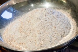 Preparazione Pane fatto in casa: Pagnotta integrale - Fase 1
