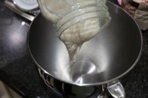 Preparazione Pane integrale in pentola - Fase 1