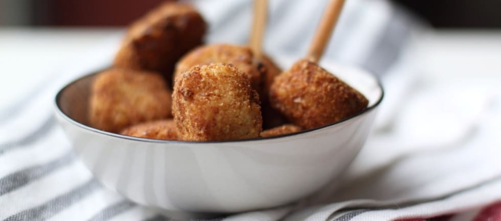 Polpette di miglio con cavolfiore e radicchio ricetta