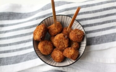 Polpette di miglio con cavolfiore e radicchio
