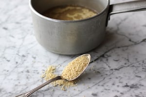 Preparazione Polpette di miglio con cavolfiore e radicchio - Fase 1