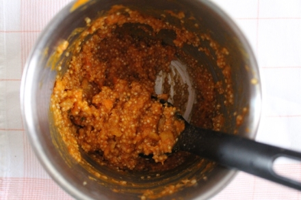 Preparazione Quinoa con crema di zucca e arancia  - Fase 2 Preparazione Quinoa con crema di zucca e arancia  - Fase 2