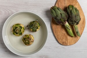 Preparazione Risotto con carciofi fritti - Fase 1