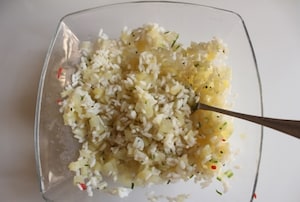 Preparazione Sformati di bietole con riso e crema di zucca al cumino - Fase 1