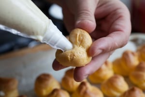 Preparazione Bignè con il Bimby - Fase 4