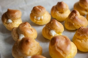 Preparazione Bignè con il Bimby - Fase 4