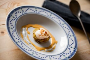 Preparazione Capesante con maionese al curry e salsa allo yogurt - Fase 3