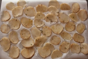 Preparazione Chips di verdure al forno - Fase 2