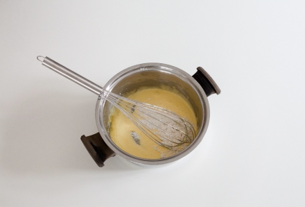 Preparazione Crema pasticciera al cocco - Fase 3 Preparazione Crema pasticciera al cocco - Fase 3