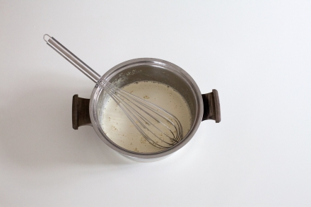 Preparazione Crema pasticciera al cocco - Fase 4 Preparazione Crema pasticciera al cocco - Fase 4