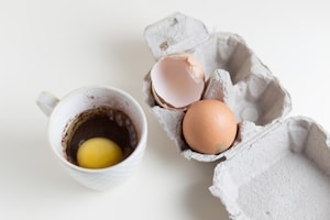 Preparazione Mug cake ﻿al cacao e cocco senza glutine - Fase 2