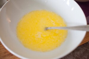 Preparazione Pancake integrali con zabaione all'aceto balsamico - Fase 1