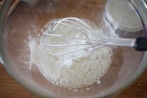 Preparazione Pancake integrali con zabaione all'aceto balsamico - Fase 2