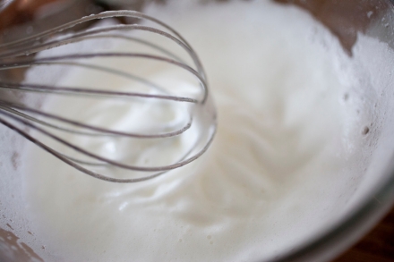 Preparazione Pancake integrali con zabaione all'aceto balsamico - Fase 3 Preparazione Pancake integrali con zabaione all'aceto balsamico - Fase 3