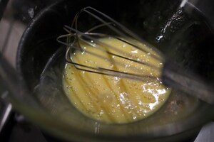 Preparazione Pancake integrali con zabaione all'aceto balsamico - Fase 6