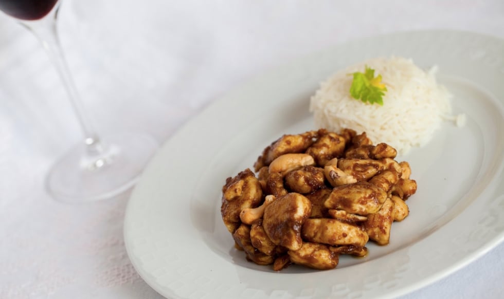 Pollo con anacardi e riso Basmati ricetta