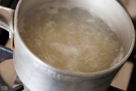 Preparazione Pollo con anacardi e riso Basmati - Fase 2 Preparazione Pollo con anacardi e riso Basmati - Fase 2