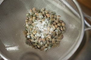 Preparazione Polvere di capperi - Fase 1