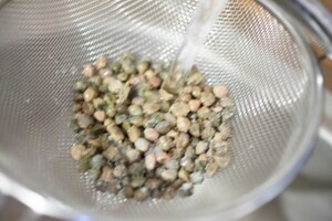 Preparazione Polvere di capperi - Fase 1