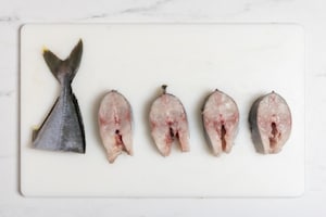 Preparazione Ricciola al vapore - Fase 2