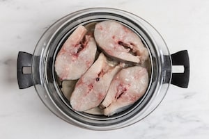 Preparazione Ricciola al vapore - Fase 2