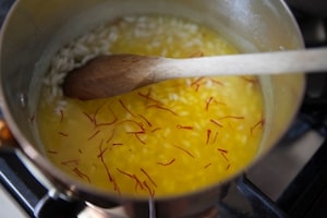 Preparazione Riso giallo con semi di papavero - Fase 3