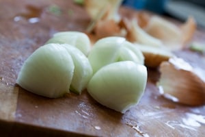 Preparazione Risotto cipolla e aceto balsamico con il Bimby - Fase 1