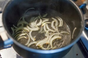 Preparazione Scampi con crema di fagioli cannellini e pinoli - Fase 1