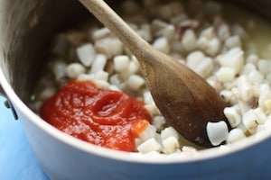 Preparazione Spaghetti al nero di seppia - Fase 2
