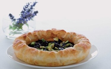 Torta di prugne secche