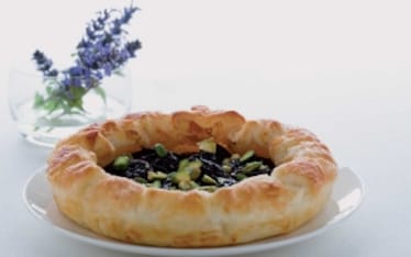 Torta di prugne secche