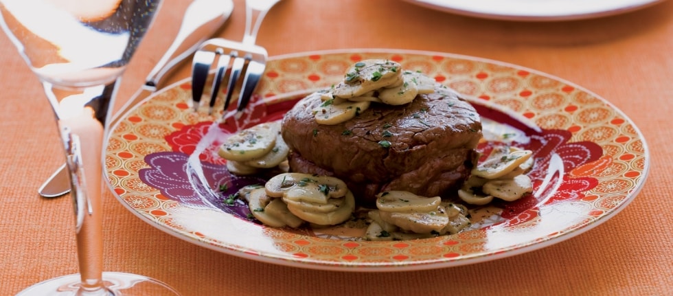 Tournedos in salsa di funghi ricetta