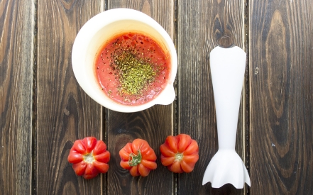 Preparazione Caprese finger food - Fase 2 Preparazione Caprese finger food - Fase 2