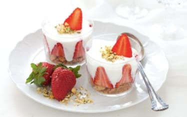 Cheesecake senza cottura al latte condensato e fragole