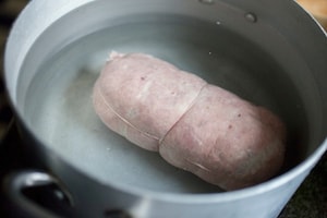 Preparazione Cotechino con polenta - Fase 2