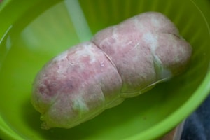 Preparazione Cotechino con zabajone al balsamico - Fase 1