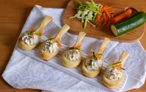 Preparazione Cucchiai di sfoglia con mousse di ricotta - Fase 3