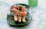 Gamberoni e asparagi