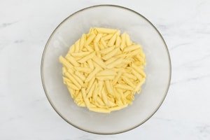 Preparazione Garganelli con asparagi e prosciutto crudo - Fase 5