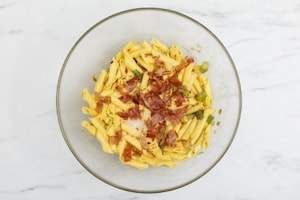 Preparazione Garganelli con asparagi e prosciutto crudo - Fase 7