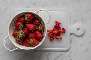 Preparazione Gelatine di fragole - Fase 1