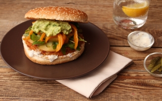 Hamburger vegetariano Hamburger vegetariano
