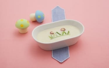 Pappa di patate, carciofi e agnello