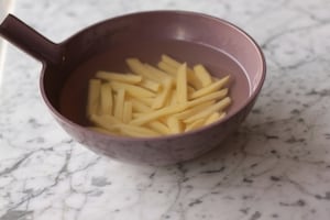 Preparazione Patate fritte - Fase 1