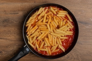Preparazione Penne all'arrabbiata - Fase 2