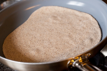 Preparazione Piadina di grano saraceno - Fase 6 Preparazione Piadina di grano saraceno - Fase 6