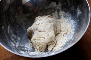 Preparazione Ravioli di grano saraceno con melanzane e burro alla menta - Fase 1